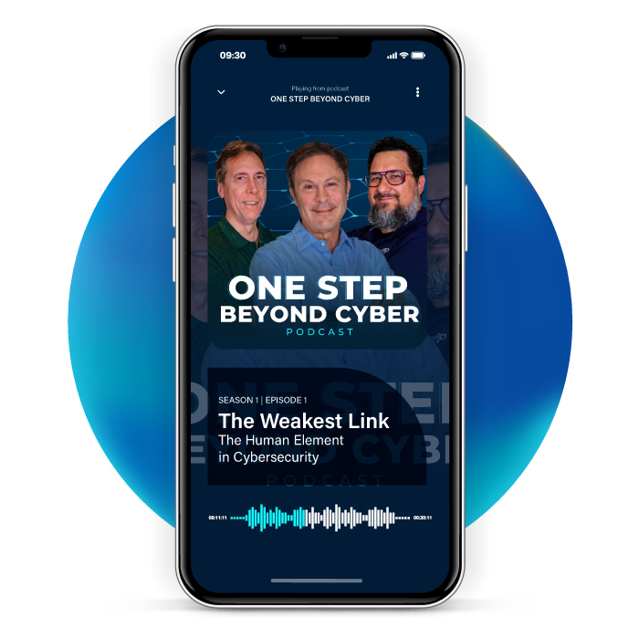 Listen to our podcast One Step Beyond Cyber.