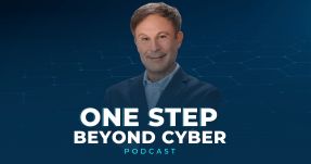 Icon of Scott Kreisberg next to the words One Step Beyond Cyber